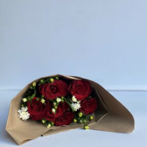 Red Roses - 6 Red roses in a bunch