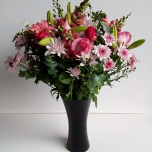 Sparkling Pinks - Mix Pink Flowers in a Vase